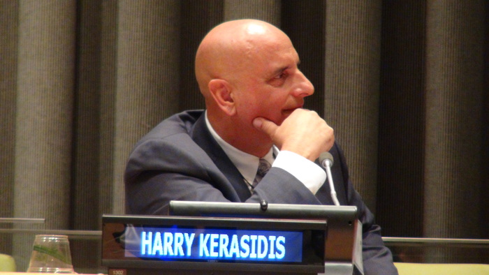 Harry Kerasidis presenting at the United Nations Concussion Summit